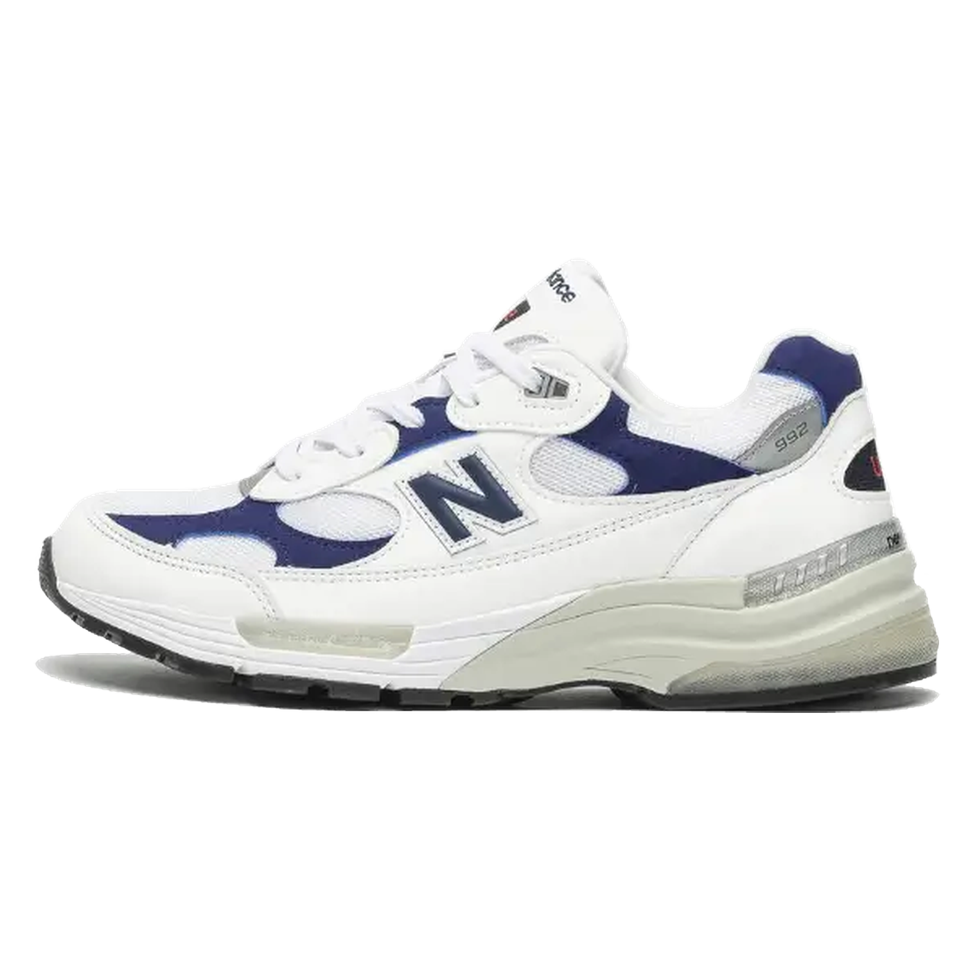 New Balance 992 White Navy