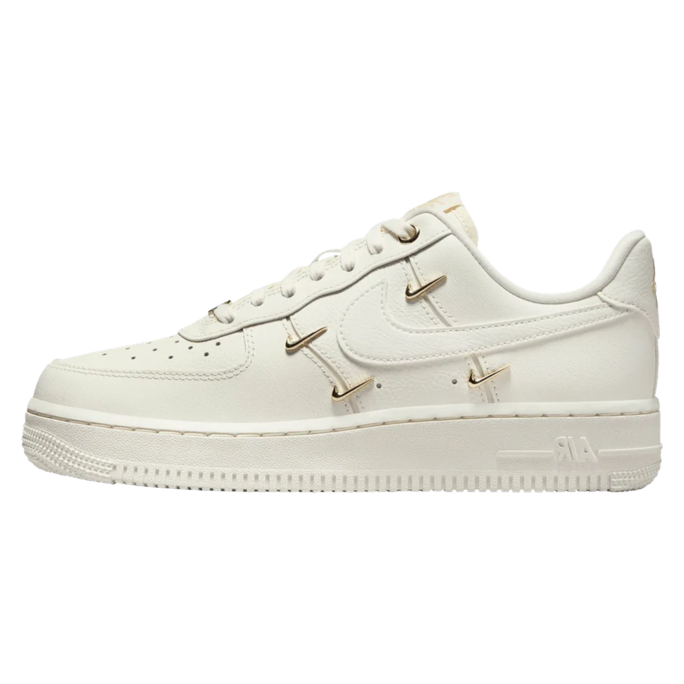 Nike Air Force 1 '07 LX CN Sail Gold Mini Swooshes (Women's)