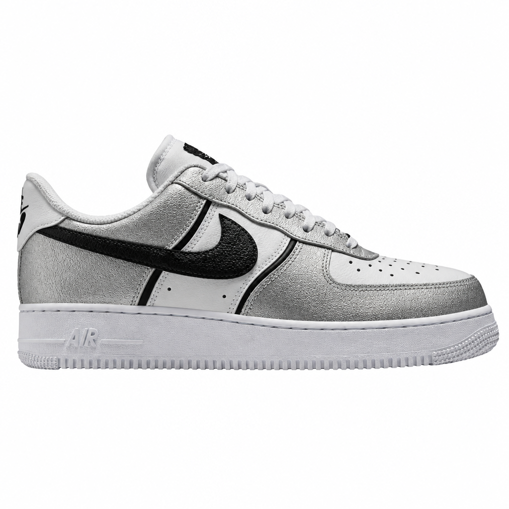 Nike Air Force 1 Low '07 LV8 Metallic Silver White Black