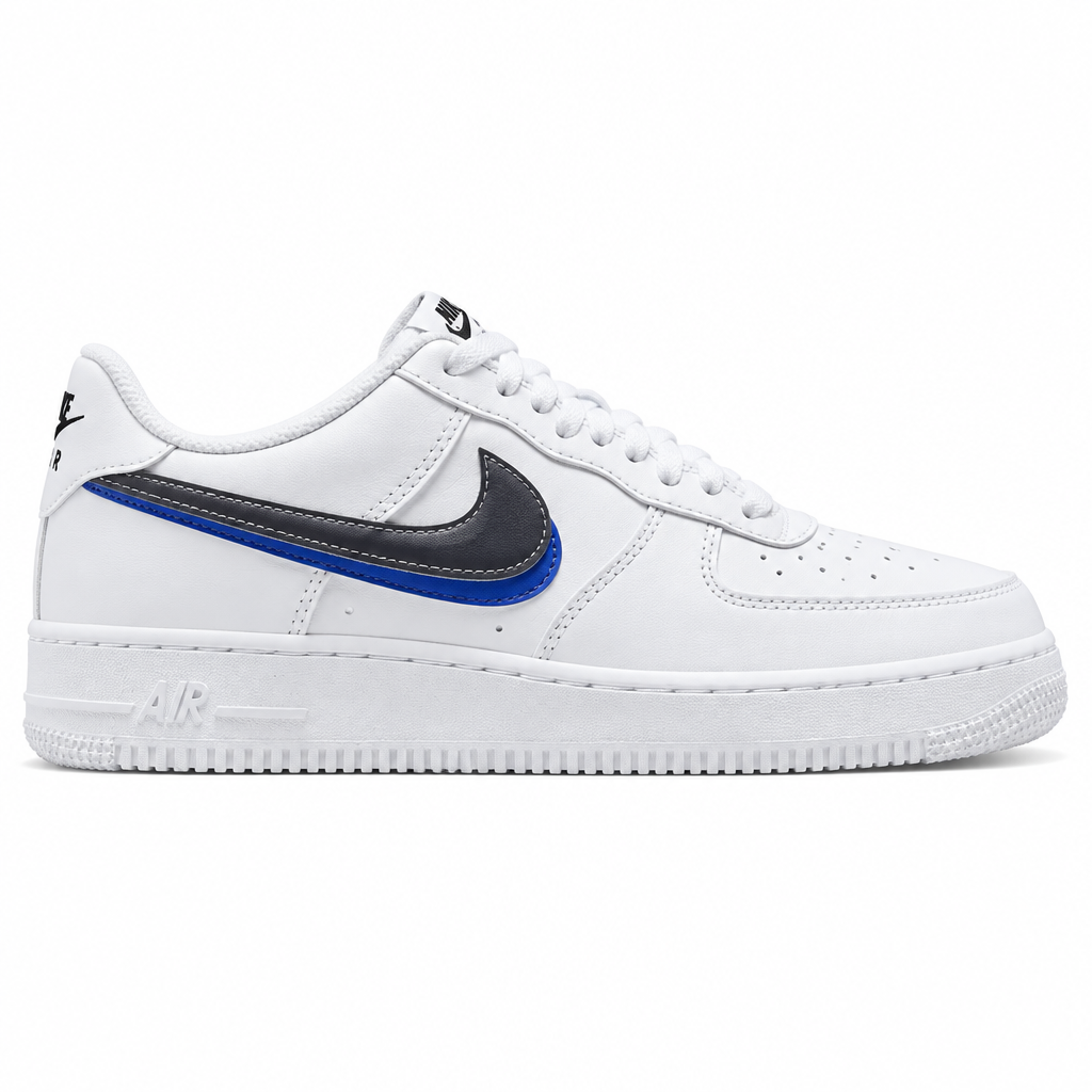 Nike Air Force 1 Low Impact Next Nature Double Swoosh White Black Blue