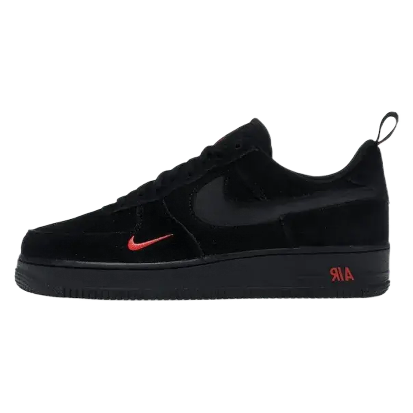 Nike Air Force 1 Low Multi-Swoosh Black Crimson