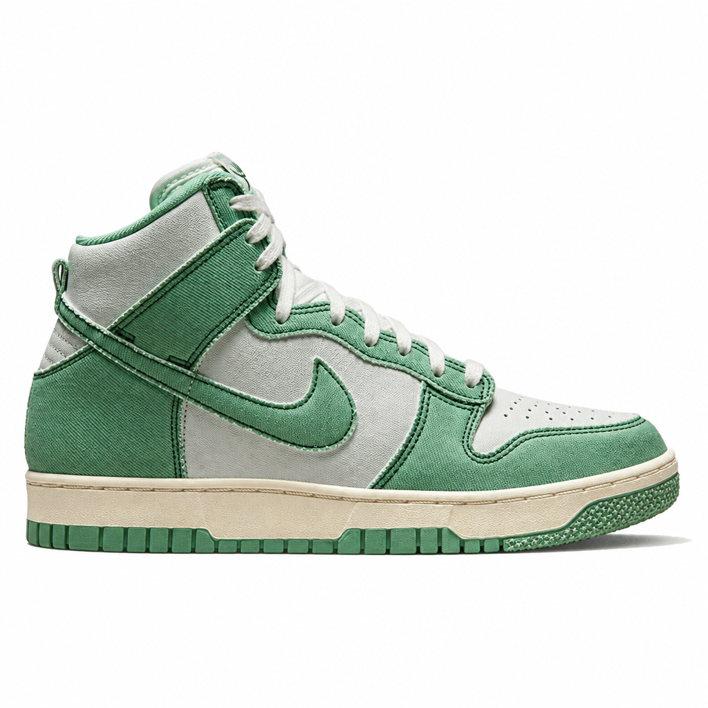 Nike Dunk High 1985 Enamel Green Denim