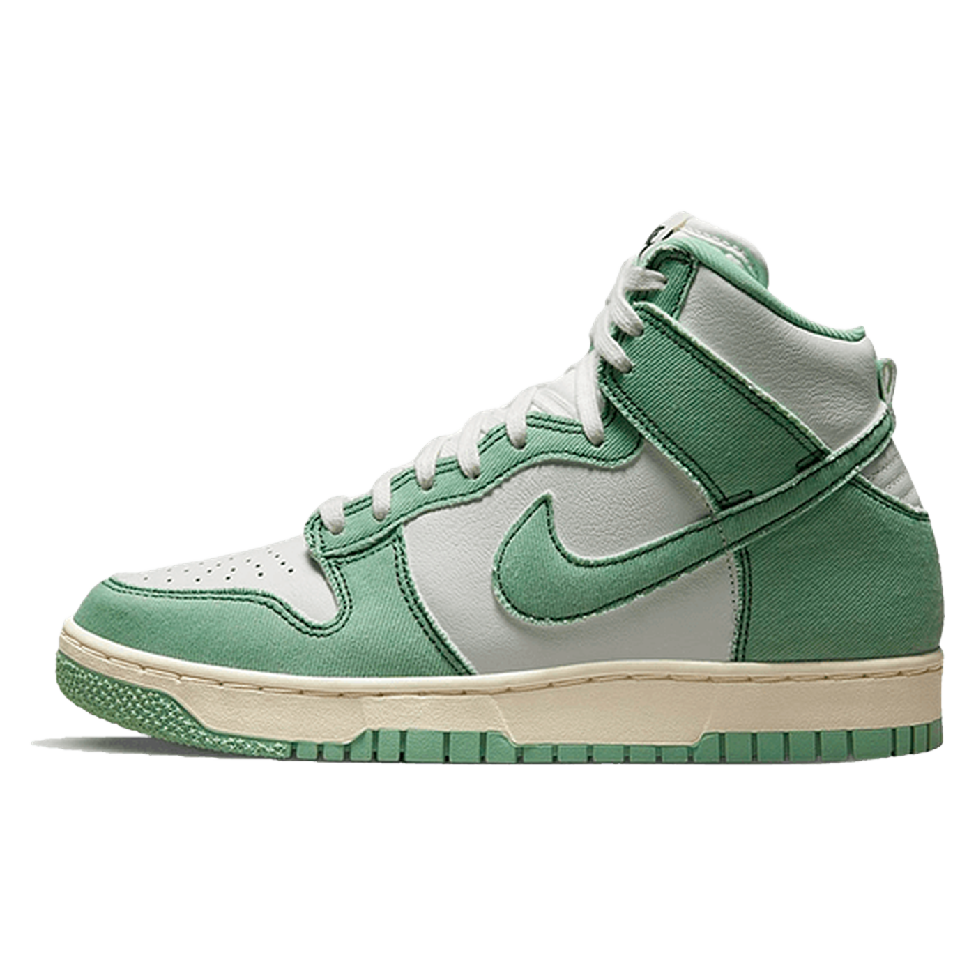 Nike Dunk High 1985 Enamel Green Denim