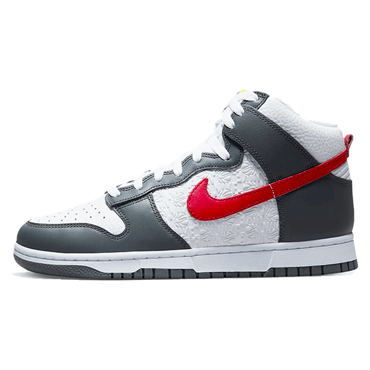 Nike Dunk High Embossed Basketball Grey Red