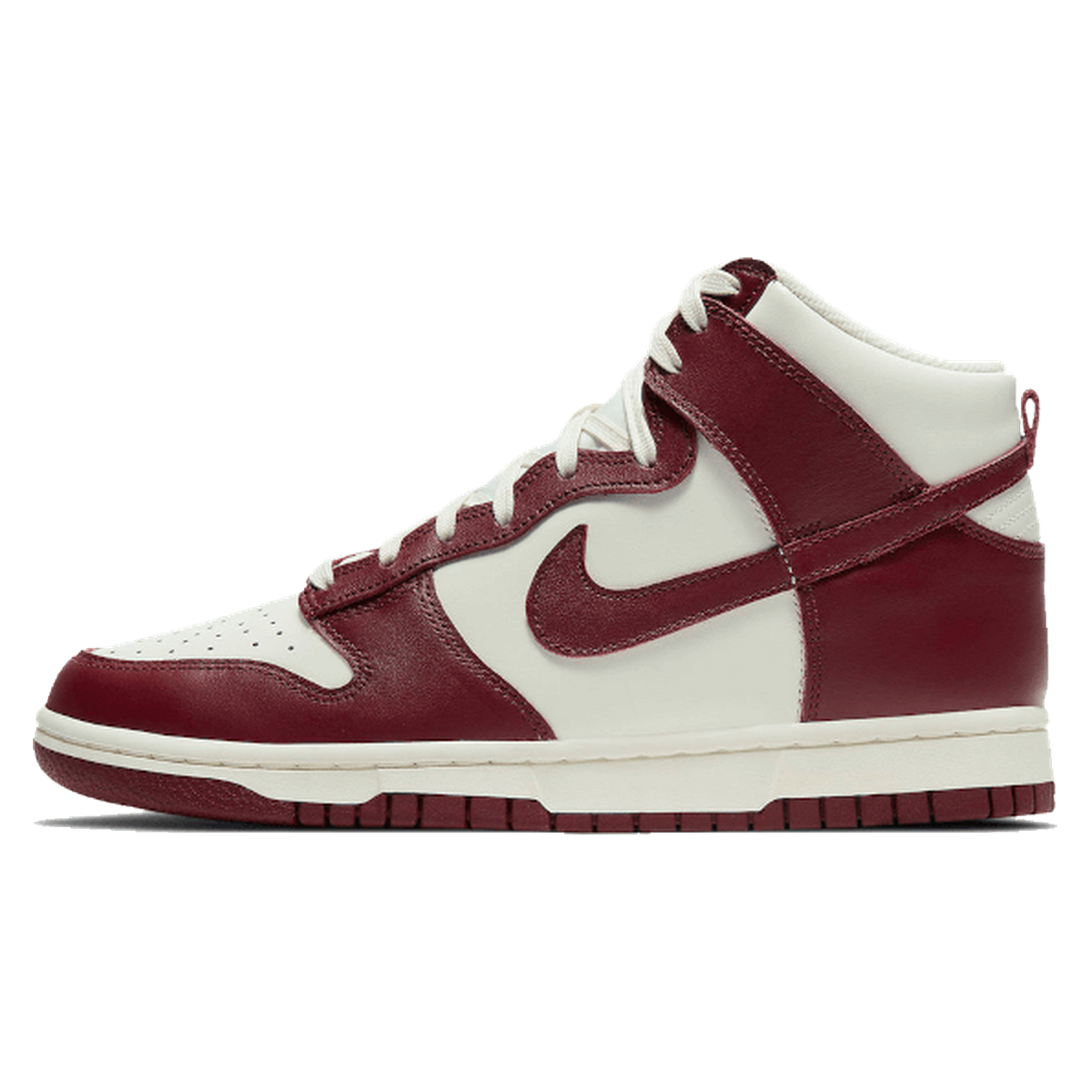 Nike Dunk High Sail Team Red