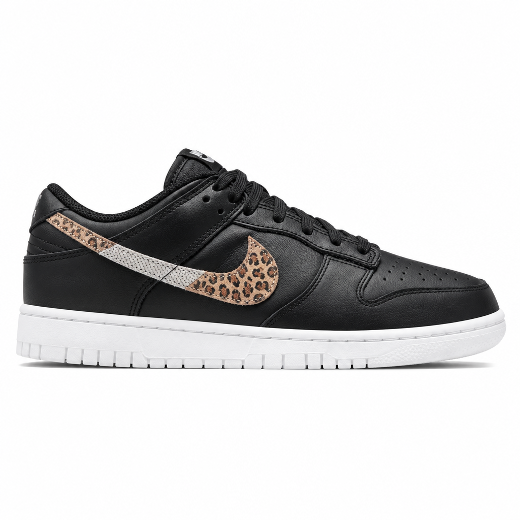 Nike Dunk Low Animal Print Black