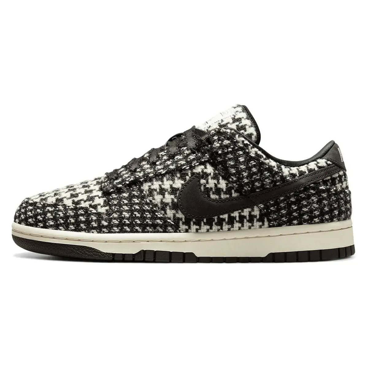Nike Dunk Low Harris Tweed White Black Multi