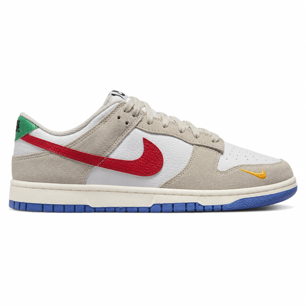 Nike Dunk Low Light Iron Ore Red Blue