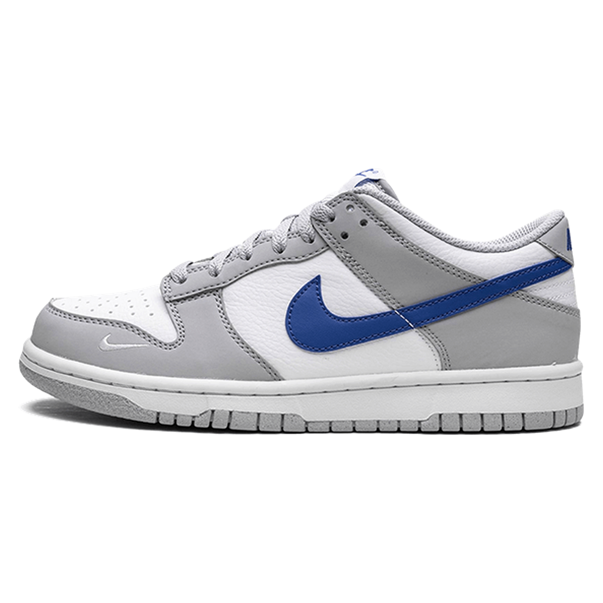 Nike Dunk Low Mini Swoosh Wolf Grey Game Royal