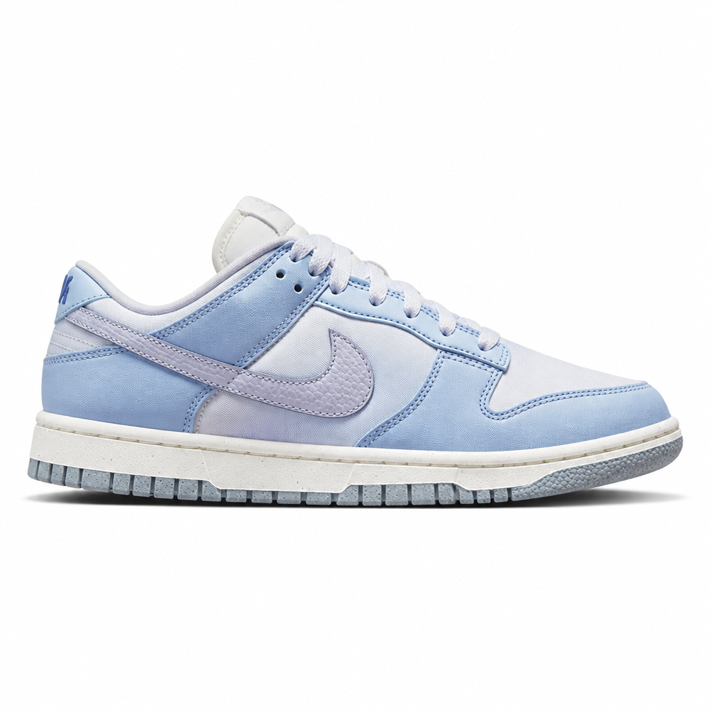 Nike Dunk Low White Blue Airbrush