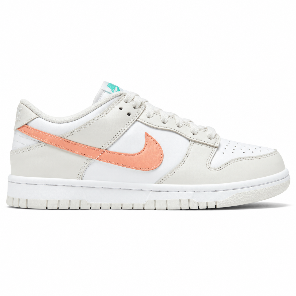 Nike Dunk Low White Bone Peach Aqua
