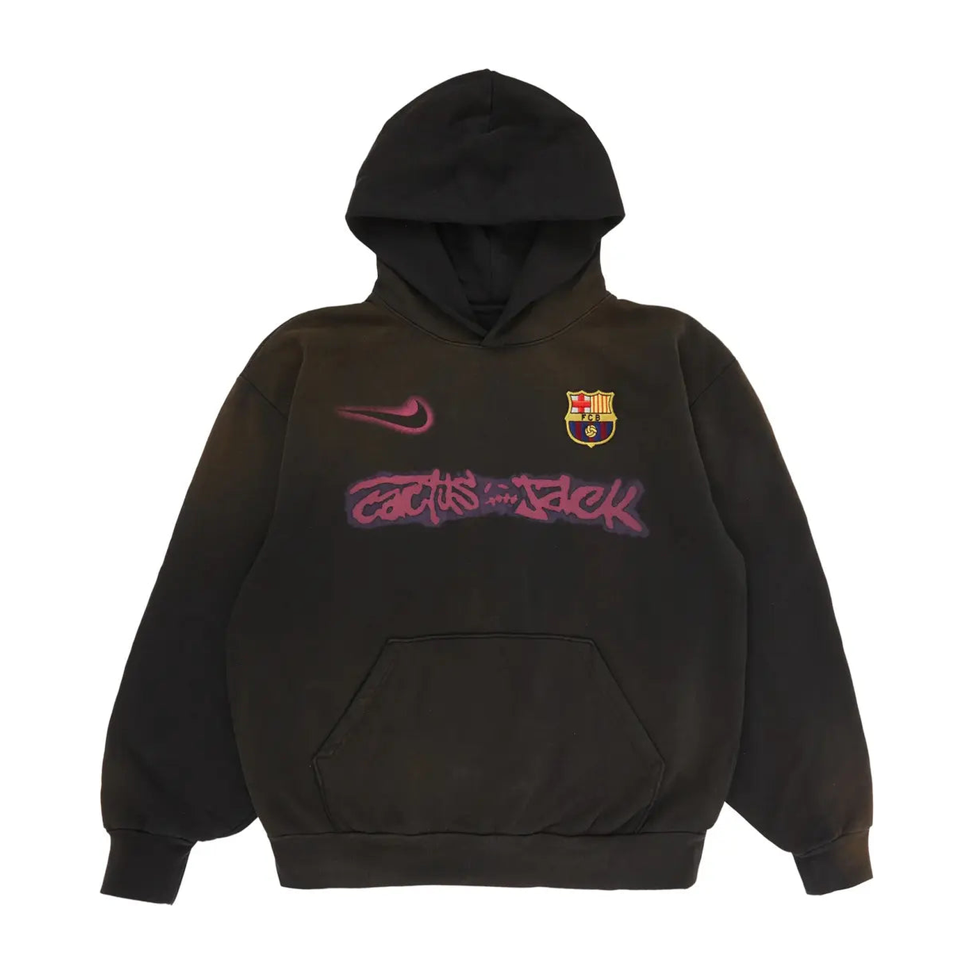 Nike FC Barcelona x Cactus Jack Spray Logo Hoodie Blue