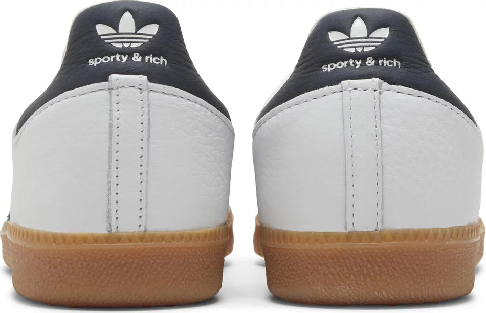 Sporty & Rich x Samba OG White Legend Ink