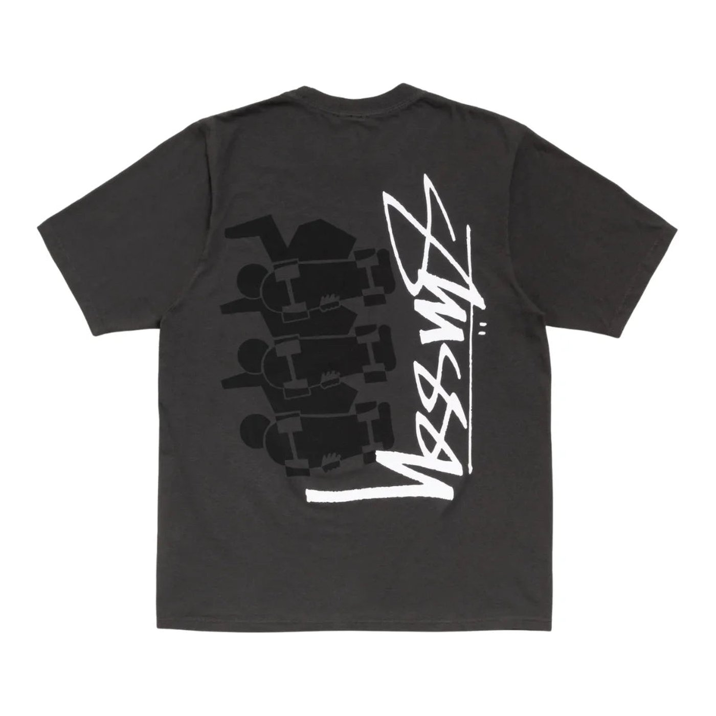 Stussy Skate Stack Tee Pigment Dyed Black