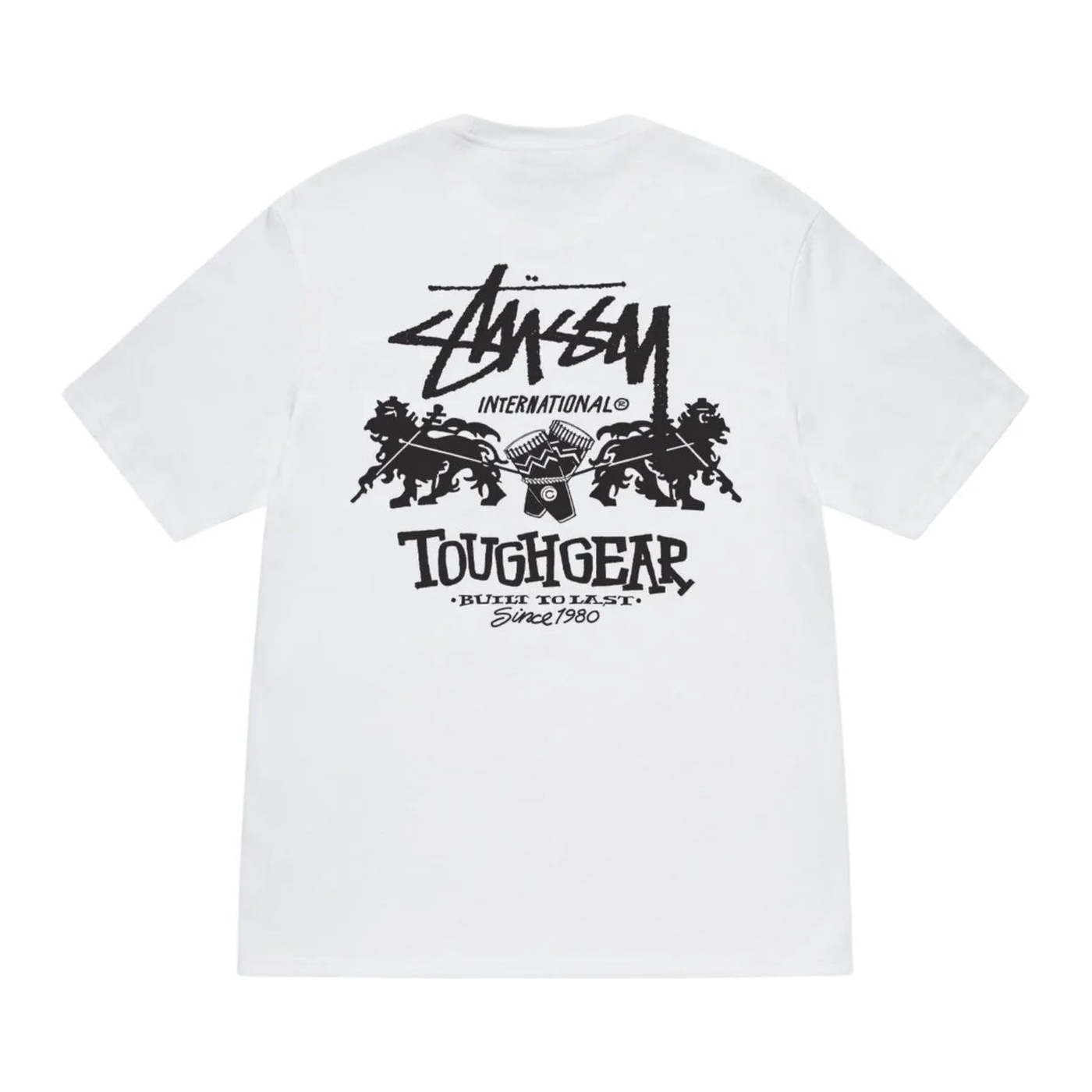 Stussy Tough Gear Tee White