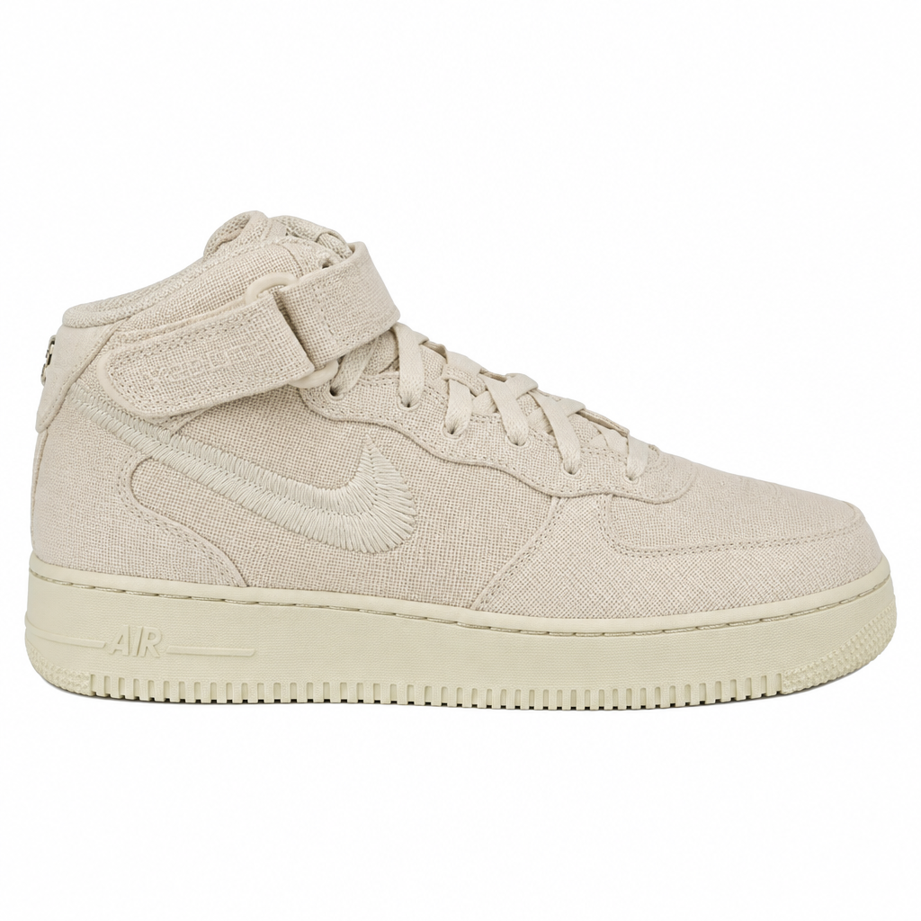 Stussy x Nike Air Force 1 Mid Fossil