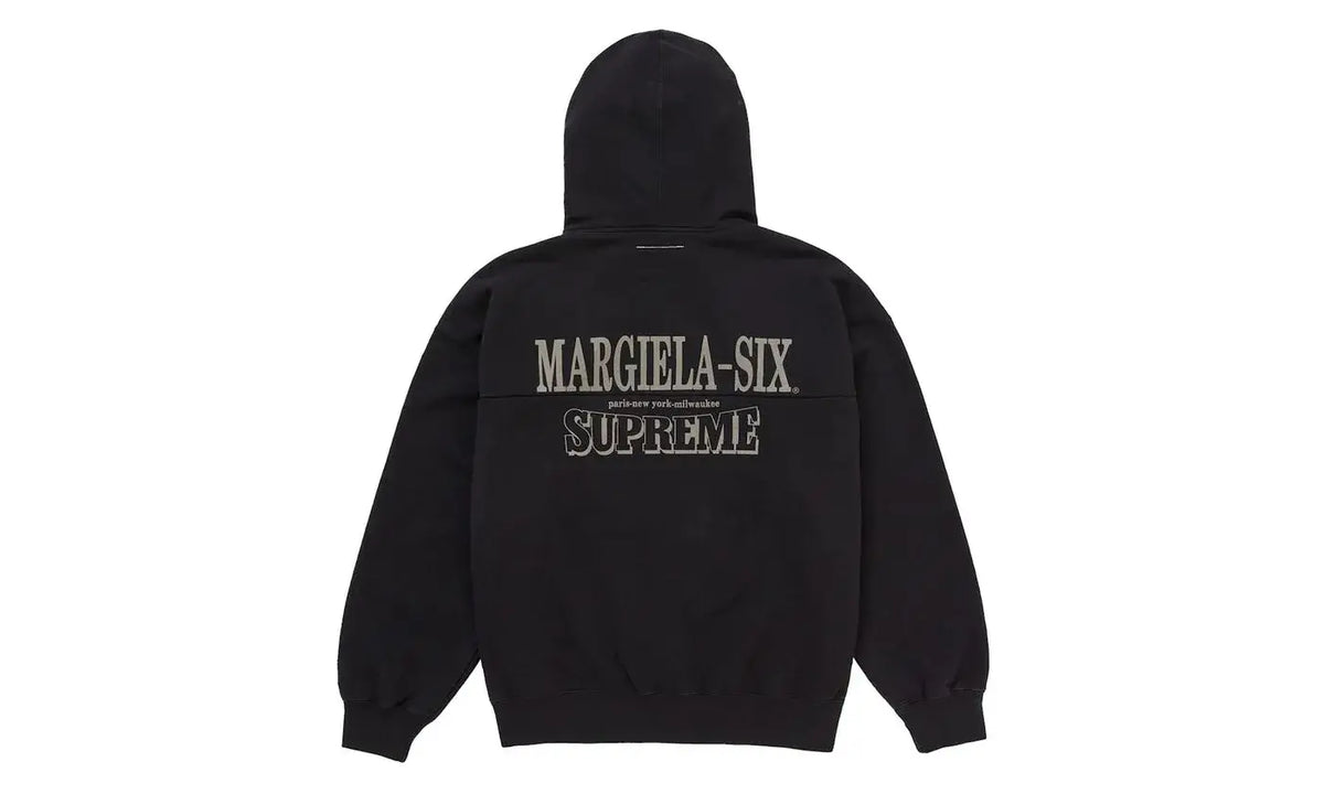 Supreme MM6 Maison Margiela Mikina s kapucí na zip Eagle, černá