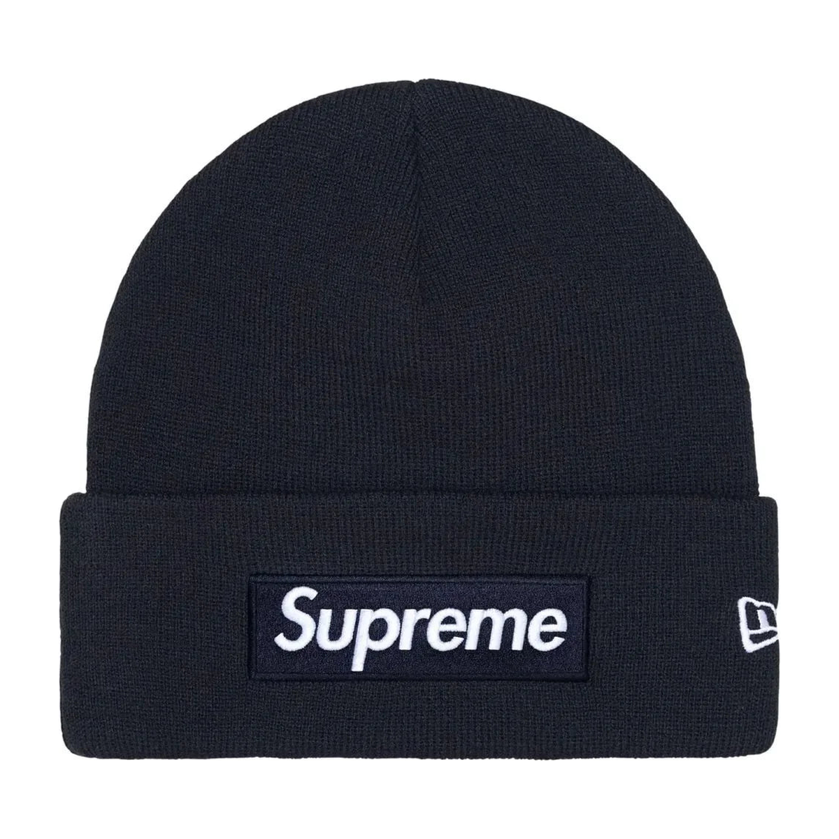 Supreme New Era Box Logo Beanie Navy
