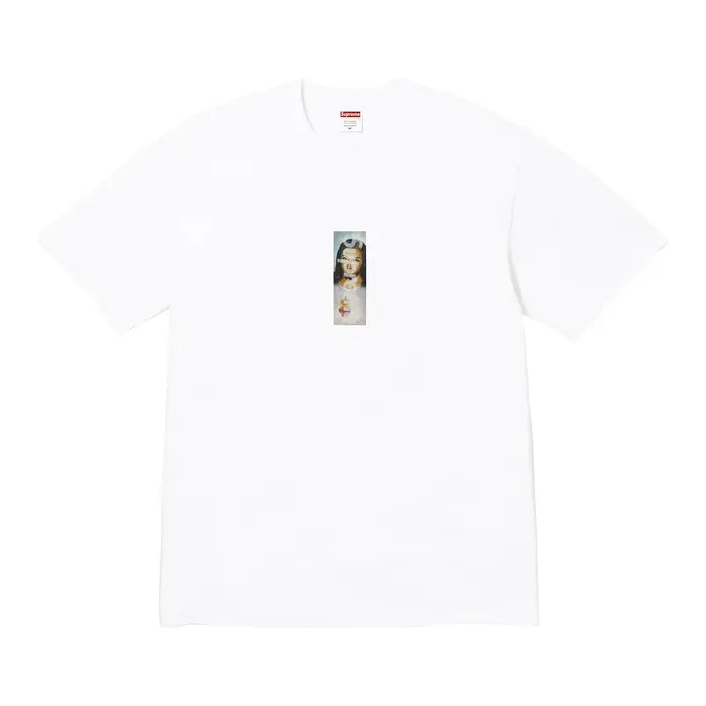 Supreme Prayer Card Box Logo Tee White