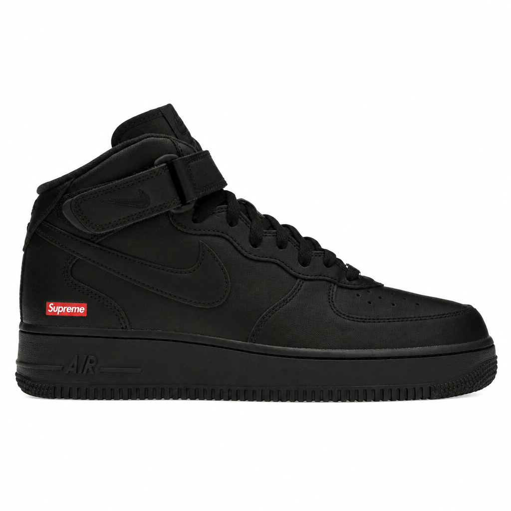 Supreme x Nike Air Force 1 Mid Black