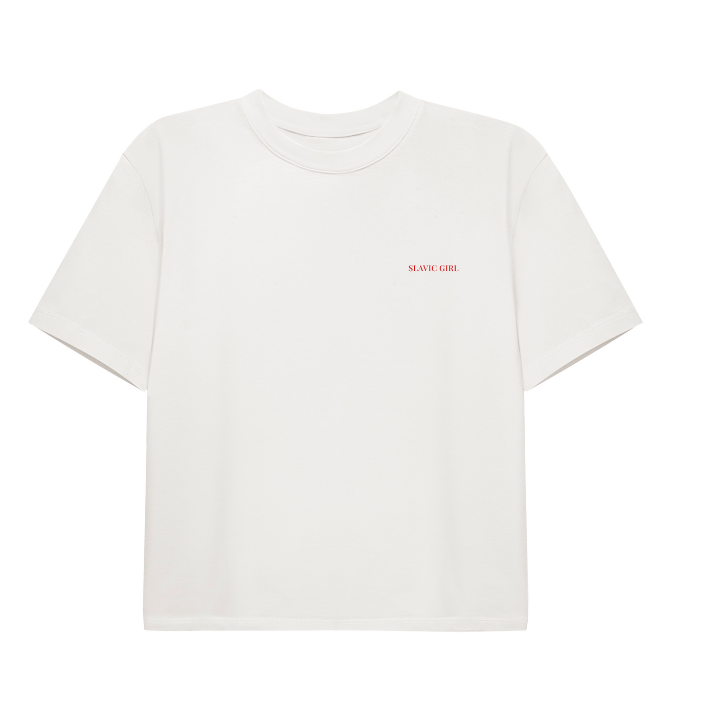 Cafe Societe Cropped T-shirt Slavic Girl