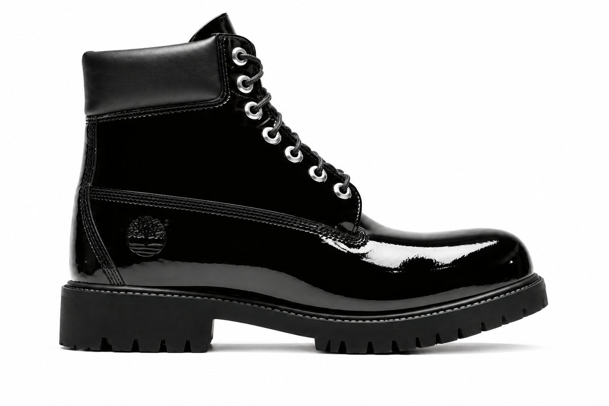 Timberland 6" Veneda Carter Patent Leather Boot Black Patent