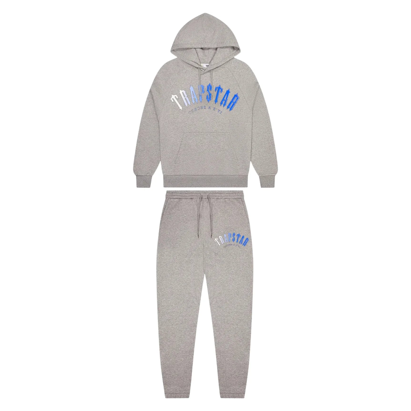 Trapstar Irongate Arch Fade Tracksuit Grey/Blue