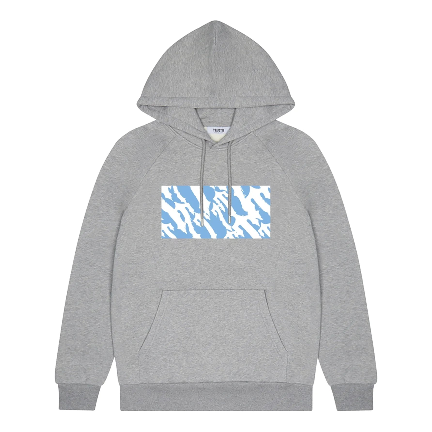 Trapstar Wavy T Box Hoodie Grey/Blue