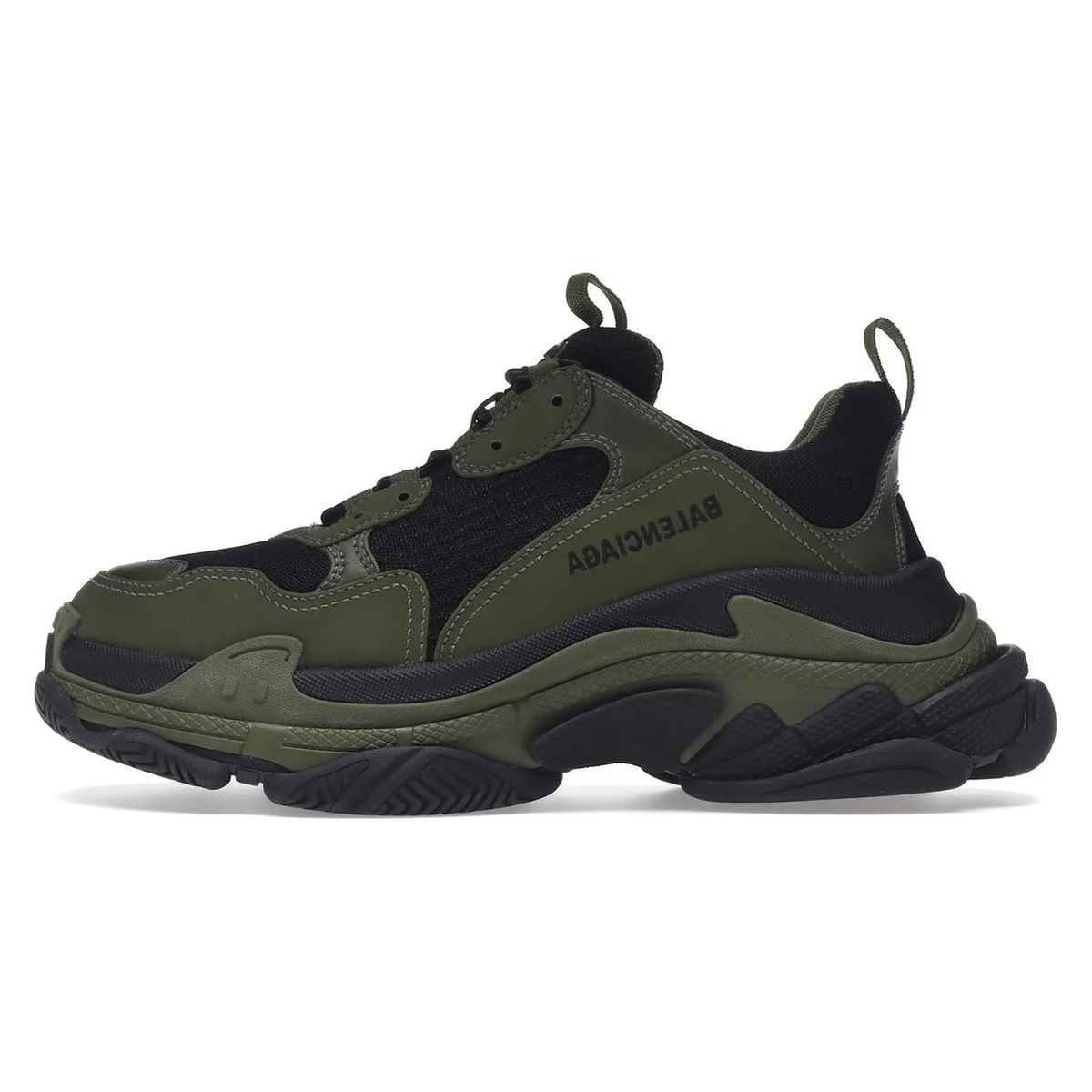 Triple S Dark Green Black