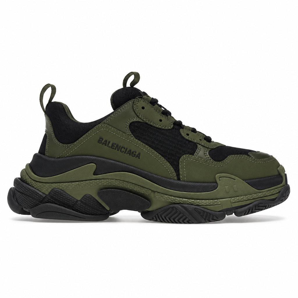 Triple S Dark Green Black