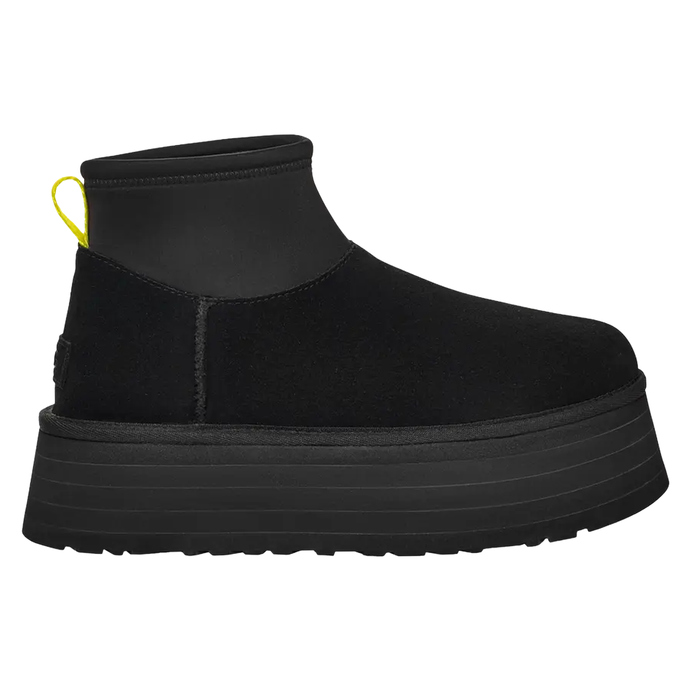 UGG Classic Mini Dipper Boot Black Yellow (Women's)