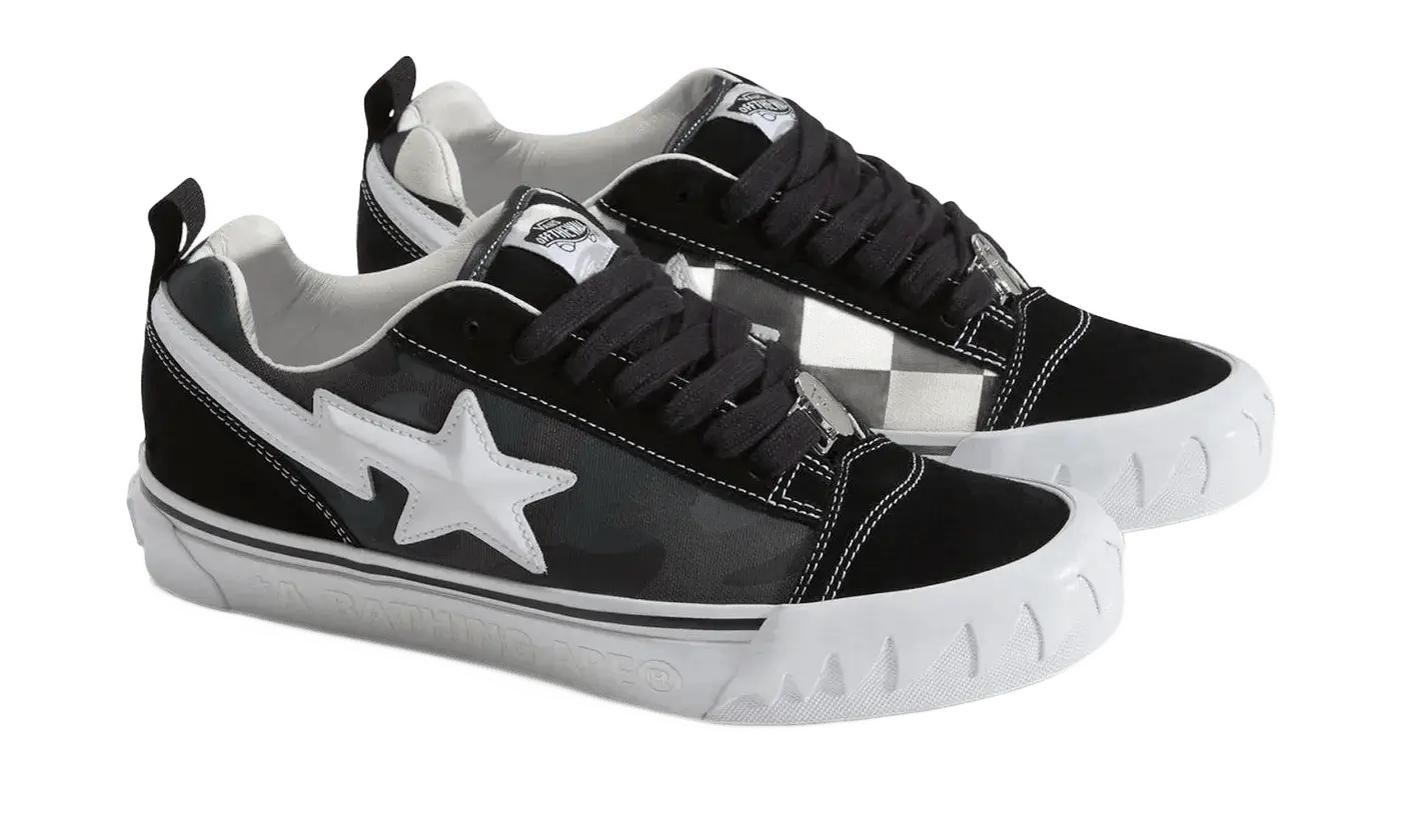 Vans Knu Skool Bape Camo Black