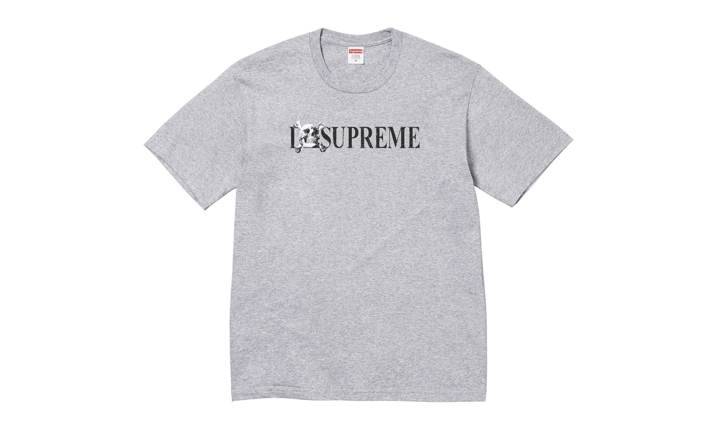 Tričko Supreme Skull Heather Grey