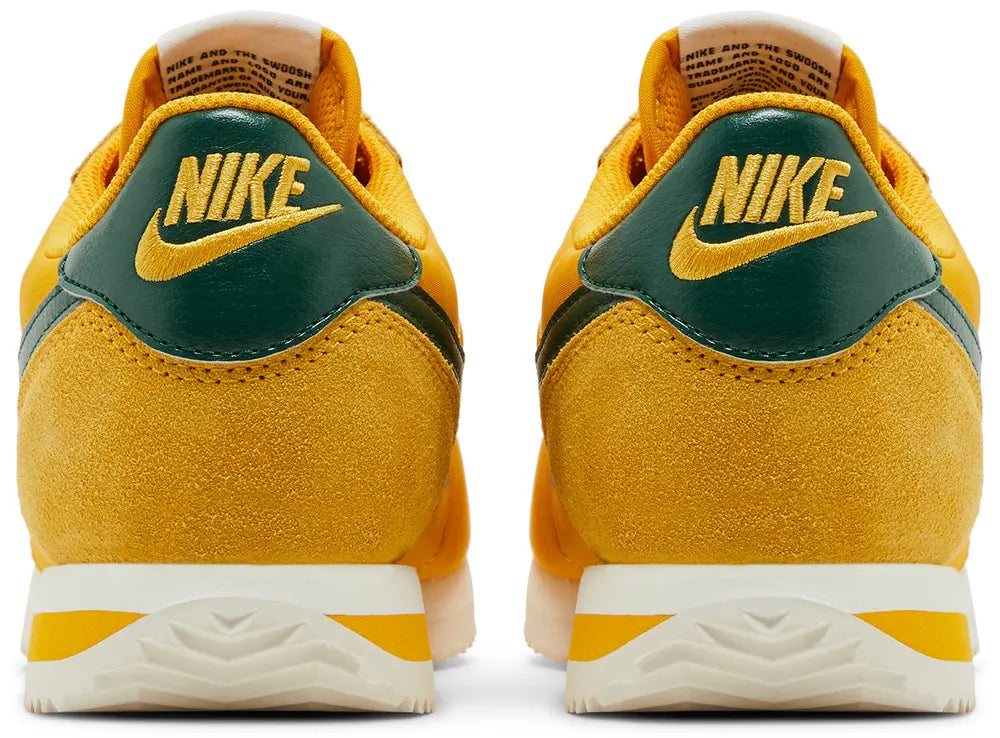 Nike Cortez Textile Yellow Ochre Gorge Green