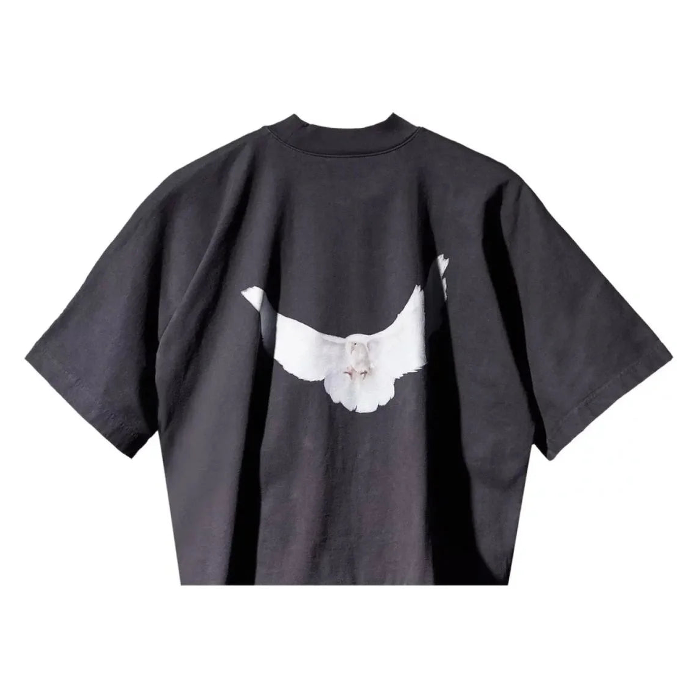 Yeezy Gap Engineered by Balenciaga Cropped Dove No Seam Tee Black