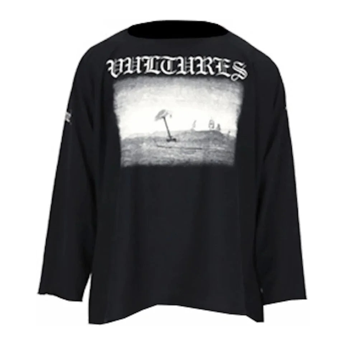 Yeezy Vultures Long Tee Black