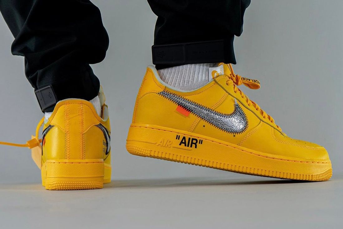 Nike Air Force 1 Low x Off White Ica University Gold: Ostateczna kolaboracja butów