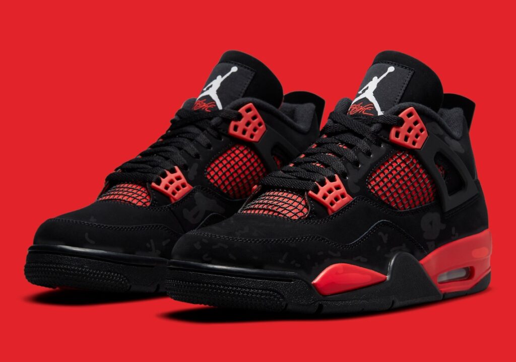 Air Jordan 4 Red Thunder: Kultowy Styl i Wyjątkowa Wygoda