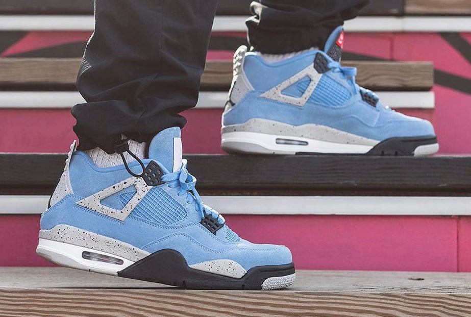 Buty Jordan 4 Retro University Blue: Stylowa Legenda Wraca