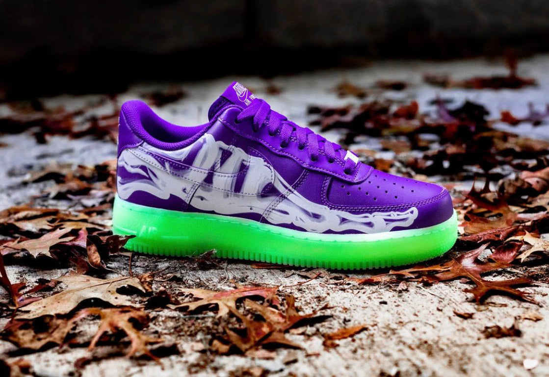 Nike Air Force 1 Low Purple Skeletom: Odkryj swój styl