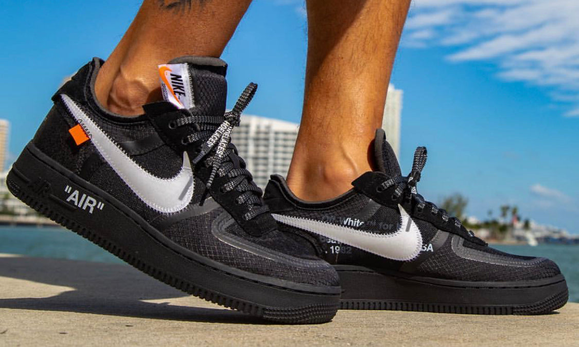 Nike Air Force 1 Low Off White Black: Ikona Mody i Kultury
