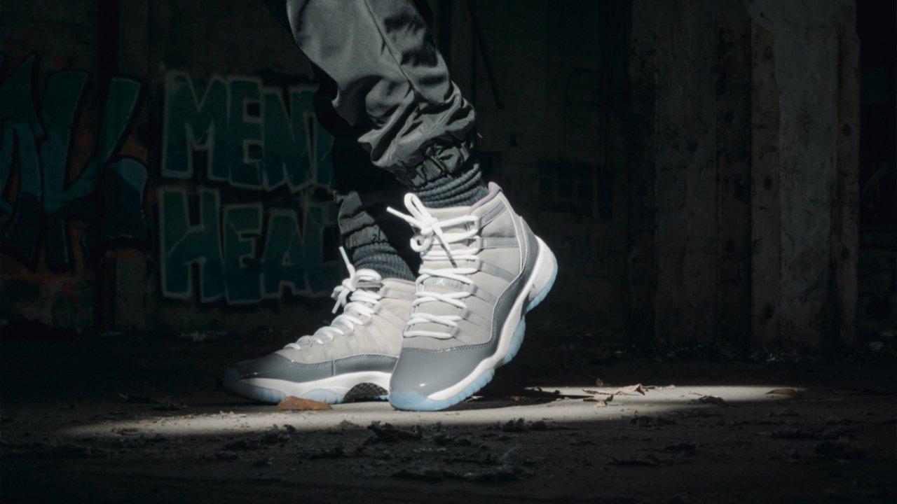 Jordan 11 Retro Cool Grey: Ikona Stylu i Wydajności