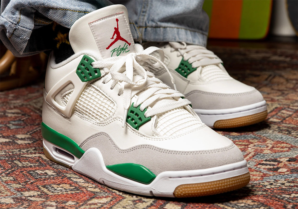 Air Jordan 4 Retro SB Pine Green: Klasyczna Ikona w Nowej Odsłonie