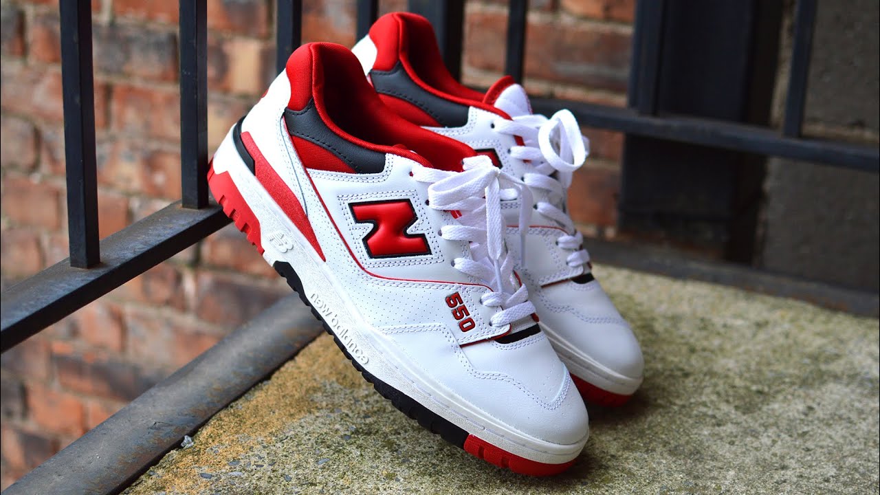 Odkryj Styl i Komfort Butów New Balance 550 White Red