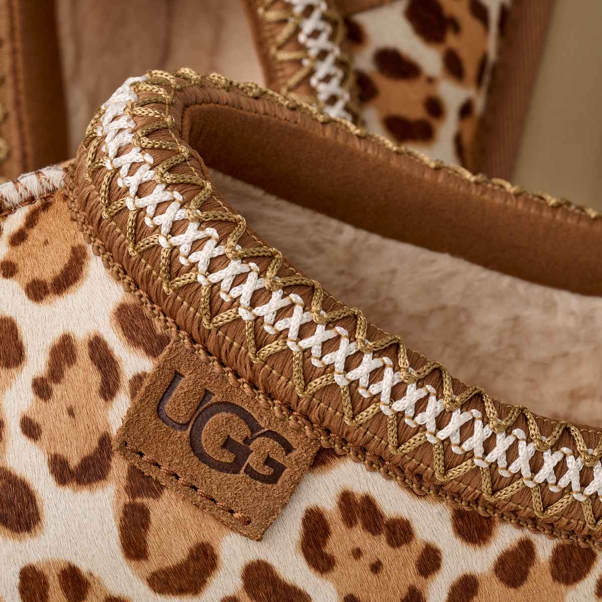 UGG Tazz Plains Slipper Felicity Leopard Jasmine (Women’s)