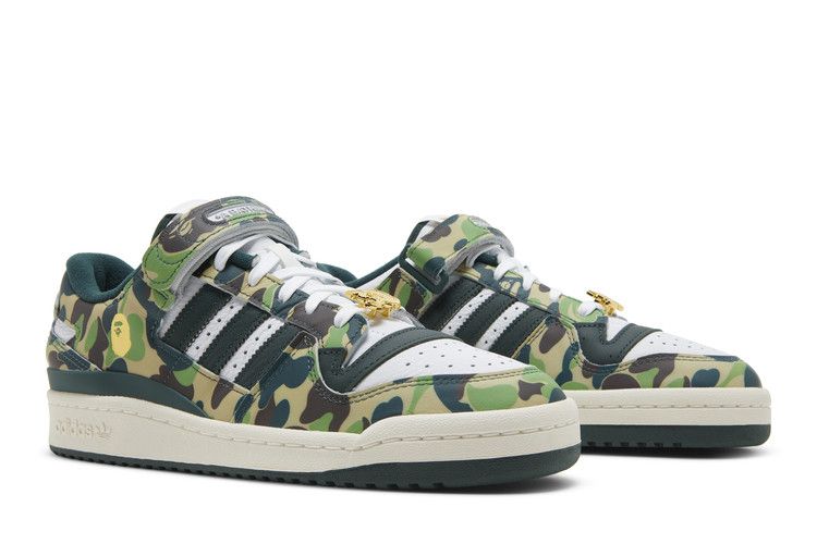 Bape x adidas Forum 84 Low 30th Anniversary Green Camo