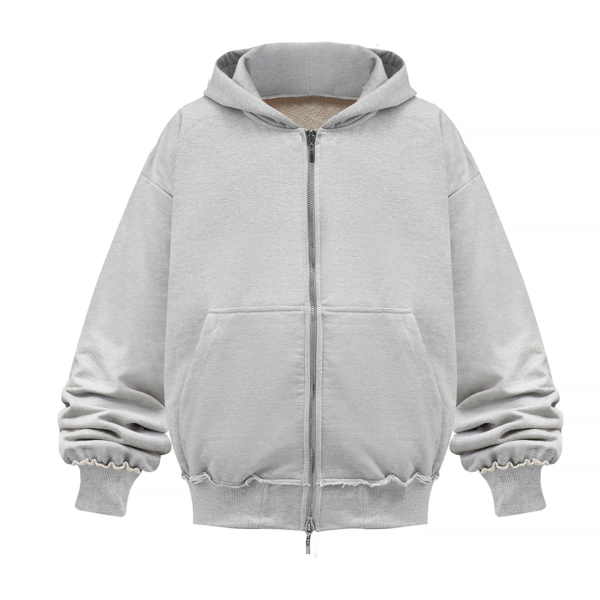 MSC DESIGN Grey Hoodie Zipper
