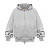 MSC DESIGN Grey Hoodie Zipper