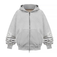 MSC DESIGN Grey Hoodie Zipper