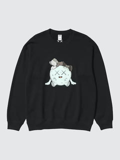 KAWS UNIVERSE UT Crewneck Black